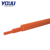 YOUU Accesorios para Conductos Rígidos RC50HD 50MM PVC Eléctrico Naranja Certificado SAA 4 Metros para Protección de Cables Eléctricos