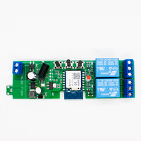 Module de commutation sans fil Wi-Fi 2 canaux compatible Tuya Smart, récepteur RF 7-32V sans USB, fonctionne avec Alexa Google Home