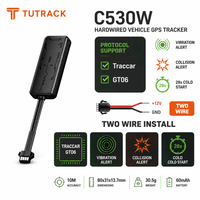 Traceur GPS pour moto, scooter, voiture, véhicule, avec alerte de vibration et de collision, installation à deux fils, protocole Traccar GT06, démarrage à froid en 28 secondes