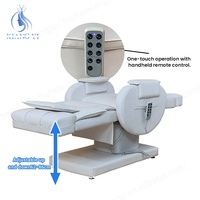 Salon moderne inclinable réglable 3 moteurs Facial Spa LED Beauty Lash Bed pour salon