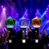 Bâton lumineux Kpop personnalisé pour concert d'idols, bâton lumineux LED en acrylique, bâton lumineux clignotant, accessoires de cheering pour fans
