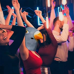 Masques de <span class=keywords><strong>pigeon</strong></span> pour hommes, <span class=keywords><strong>masque</strong></span> de tête amusant pour filles, masques d'animaux en latex, costumes de fête d'Halloween originaux, accessoires de cosplay, couvre-chef, mascara - Product Image 4