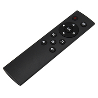 Control remoto IR RF 2,4G negro de 12 teclas de alta calidad para TV/VCR/ SAT/ CBL /DVD/ VCD compatible con personalización