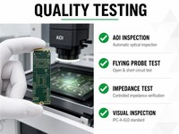 Carte PCB multicouche FR-4 haute résistance à la température personnalisée pour stockage SSD pour centre de données et serveur industriel - NVMe PCIe Gen 3-5 - Fabrication OEM