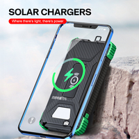 Chargeur solaire portatif Offres Spéciales de PowerBank d'OEM/ODM banques de puissance à énergie solaire imperméables de la batterie externe 10000mah