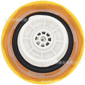 ฝาปิดถังน้ำมันเชื้อเพลิงฝาครอบด้านในสำหรับไครสเลอร์ จี๊ป ดอดจ์ เอบีเอสสีเหลืองสีดำ - Product Image 1