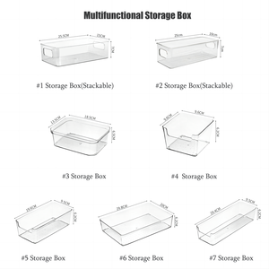 Boîte de rangement en plastique cométique de bureau de haute qualité Transparent acrylique articles divers organisateur de stockage de parfum organisateur en plastique transparent - Product Image 3