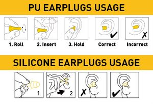 Nhà Máy Bán buôn giá dùng một lần ngủ 36dB CE giảm tiếng ồn bảo vệ thính giác Nút Tai Bọt Tai cắm - Product Image 6