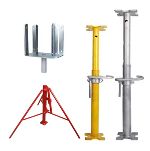 Soporte de Acero Ajustable para Andamios, Soporte Metálico con Recubrimiento en Polvo para Andamios de Construcción - Product Image 1