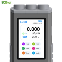 Analyseur de qualité de l'eau portable pour laboratoire, haute qualité, SUNHOT DCD10 pH (-2.000~20.000) Température (-10.0~135.0)