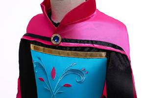 Robe de princesse Elsa pour bébés filles, bleu rose, pour anniversaires et fêtes à thème - Product Image 4