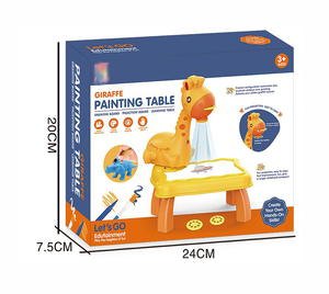 Çocuk çok fonksiyonlu Educationally projektör çizim kurulu masa setleri boyama eğitim masası çocuklar için - Product Image 6