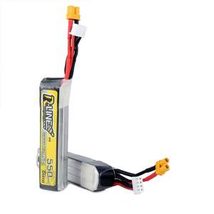 Batería Recargable LiPo Tattu R-Line 1.0, 550mAh, 95C, 2S 3S1P, 7.4V 11.1V, Conector XT30, para Drones de Carreras FPV RC, Quadcopter - Product Image 5