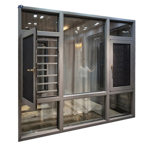 Thiết kế Windows EUR phong cách nhôm New Trung Quốc đu nhôm Đức kính cửa sổ Châu Âu Gỗ Crate nhôm cửa sổ và cửa ra vào - Product Image 1