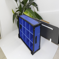 Plastique ondulé recyclable pour boîte de rangement avec couvercle, écologique et résistant aux chocs