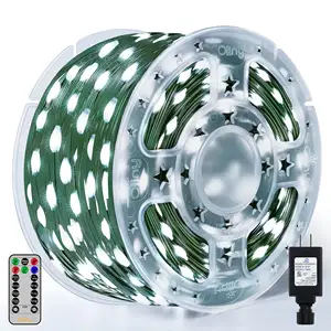 800LED 262FT IP67 8 Modes Waterproof House Indoor Xmas Decorations Remote Plug in Timer Christmas Tree Fairy String Lights