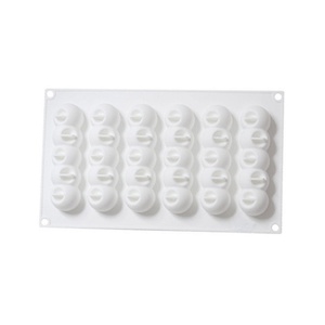 TangChu Caterpillar Style <b>Silicone</b> Mousse Strip Dessert Cake Mold <b>Baking</b> DIY Twisted Chocolate Ice Cream Mold Freezer Safe - Product Image 3