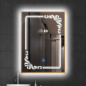 Cermin Kamar Mandi Pintar Tanpa Bingkai yang Dapat Dipasang di Dinding dengan Fungsi Multi, Dilengkapi Bluetooth dan Anti Embun untuk Hotel dan Apartemen - Product Image 3