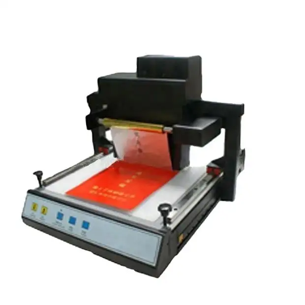좋은 품질 자동 디지털 골드 알루미늄 호일 프린터 핫 포일 스탬핑 기계