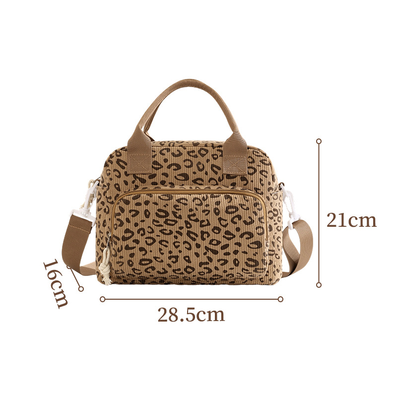 Brown leopard print