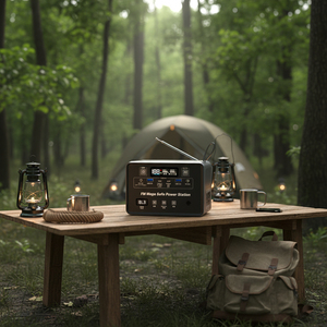 Oem Mobile Backup Rechargeable Battery Electric 100w Portable Lifepo4 Solar Charging Power Station with FM for Home <b>Camping</b> - Product Image 1