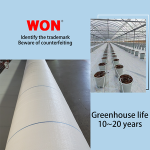 टिकाऊ उद्यान वाणिज्यिक खरपतवार बाधा खरपतवार मैट परिदृश्य कपड़े गैर बुना कपड़ा 15 साल का ग्रीनहाउस जीवन - Product Image 3