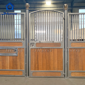 Paslanmaz çelik çerçeve binicilik bambu at istikrarlı tezgahlar satılık ön kapılar - Product Image 2