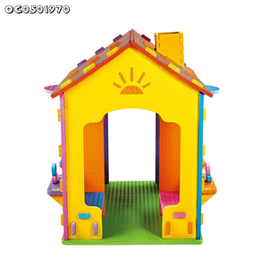 Kit de bloques de construcción de casa de juguete de espuma <span class=keywords><strong>Eva</strong></span> móvil de autoensamblaje grande personalizado para niños, casa de juego de rol de lujo con sillas - Product Image 5
