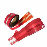 Ruban de sécurité anti-contrefaçon à découpe de sécurité, anti-effraction, 50 mm x 50 m, avec bande de sécurité à déchirure visible pour sacs et cartons