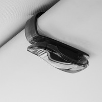 Clip pour lunettes de voiture, support multifonctionnel pour lunettes de soleil, boîte à lunettes de voiture, rangement créatif pour pare-soleil