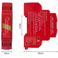 Extincteurs automatiques à aérosol de haute qualité avec armoires de distribution thermique, autocollants d'extinction d'incendie