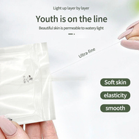 Fil Tenseur au Collagène de Soie, Ligne de Protéine Soluble, Fil de Collagène Résorbable pour Lifting Facial, Raffermissement des Poches et Soin de la Peau