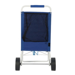 Troli Platform Lipat Dua Roda Portabel Kejie Custom Utility dari Baja Anti Karat, Tahan Lama, Kapasitas Beban 50lbs, Kereta Dorong Pantai - Product Image 3