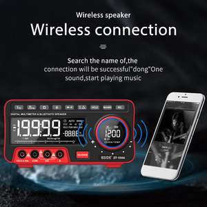BSIDE ZT5566 มัลติมิเตอร์แบบดิจิตอล 19999 นับจำนวนครั้งอัตโนมัติ ลำโพงบลูทูธ ใช้ในบ้าน - Product Image 3