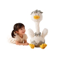 Poupée d'entraînement intelligente AI Rocking Duck 2025, nouvelle arrivée, pour filles de 0 à 24 mois, en peluche courte, 31-50 cm