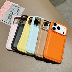Funda para <span class=keywords><strong>iPhone</strong></span> 17 <span class=keywords><strong>Pro</strong></span> <span class=keywords><strong>Max</strong></span> 16 15 14 <span class=keywords><strong>13</strong></span>, Color Naranja, TPU Texturizado, Antigolpes, Diseño Liso, Color Sólido - Product Image 5