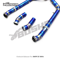 Tuyaux d'échappement en titane pour BMW X7 M60i 4.4TT 2020-2026, silencieux Catback, embouts Valvetronic M Performance