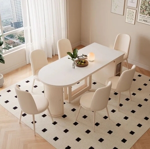 Simple, Modern, Multifunctional Intelligent Dining <b>Table</b> Brings Down the Trend of Cz-54 Home Dining <b>Table</b> and Chairs Cz-54 - Product Image 5
