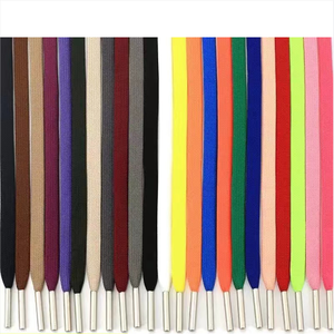 OEM tùy chỉnh Polyester dây màu phẳng Vẽ Dây hoodie chuỗi Rope Silicone Tip <span class=keywords><strong>drawcord</strong></span> với logo cho vải - Product Image 3