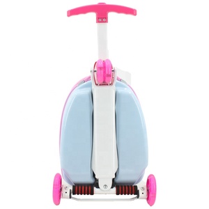 Nouvelle valise à roulettes pour enfants, motif dessin animé, scooter, skateboard, 4 roues, ABS PC, cabine 20 pouces, ensemble de bagages de <span class=keywords><strong>voyage</strong></span> - Product Image 3