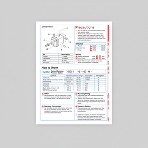 Interruptor de presión de uso general SMC Pneumatics - Product Image 1