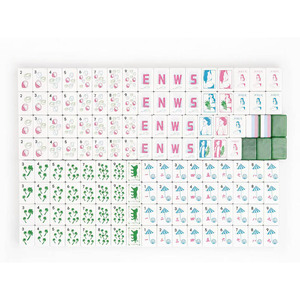 Juego de Mahjong Americano Personalizado de 160 Piezas con Diseño de Palmeras de Coco y Cóctel de Playa, Acrílico Plegable, Moderno y de Lujo para <span class=keywords><strong>Casa</strong></span> de Playa - Product Image 4