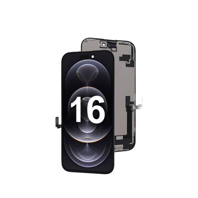 Hot Sales Hard OLED Screen for iPhone 16e 16 Plus 16 Pro 16 Pro Max Original Grade LCD Display Screen Assembly for Mobile Phone