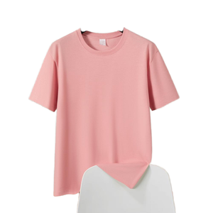 T-shirt sportif à carreaux pour homme A391 en coton/fibre de bambou écologique - Product Image 1