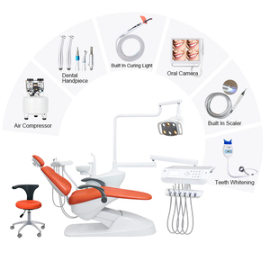 Dental Unit Chair Manufacturer Dental Instruments Dental Chair Set High Quality Medical Luxury Dental Unit Chair - Product Image 1