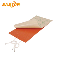Custom 24v industriale 3d stampante adesivo elettrico riscaldatore del silicone flessibile della gomma di silicone