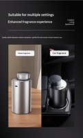 Diffuseur d'huiles essentielles portable, rechargeable, écologique, fonctionnant sur batterie USB, sans eau, pour voiture, extérieur, parfum, nébuliseur