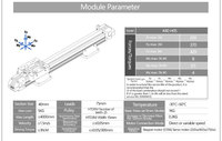 Prix usine personnalisé longue course trois axes XYZ curseur Module Cnc Kit portique Cnc pour impression 3D