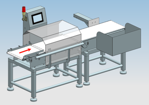 Đóng hộp sản phẩm đóng gói độ chính xác cao trực tuyến <span class=keywords><strong>checkweigher</strong></span> năng động có trọng lượng máy cho dây chuyền sản xuất với rejector - Product Image 2