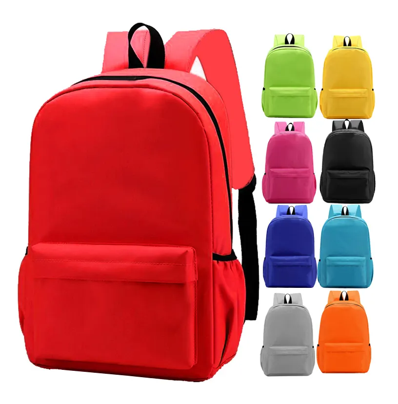 2024 pas cher Logo personnalisé léger décontracté sac à dos en Nylon sac d'école voyage Bookbag étudiant école sac à dos pour adolescents garçons filles